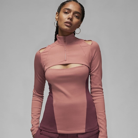 Jordan 23 Nike 1/4 Zip Long Sleeve M - Picture 1 of 3